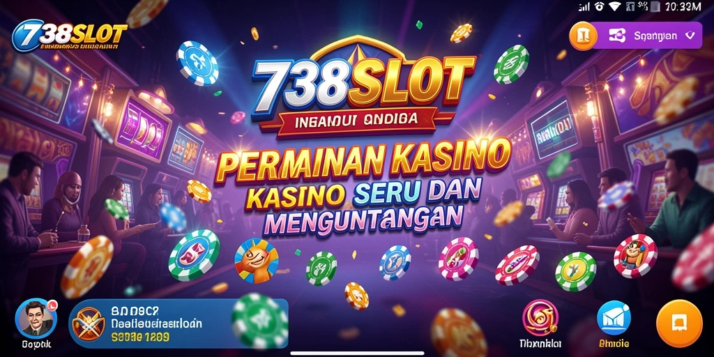 Tampilan permainan slot yang menarik di 738SLOT.