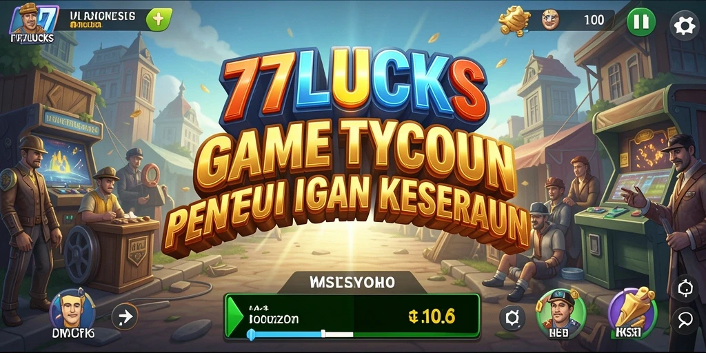 Gameplay dinamis dan menarik dalam 77LUCKS yang menghadirkan keseruan Tycoon.