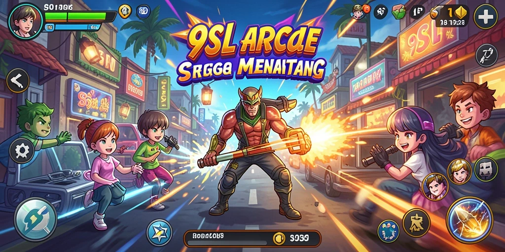 Tampilan gameplay menarik 9SL yang penuh aksi dan tantangan.