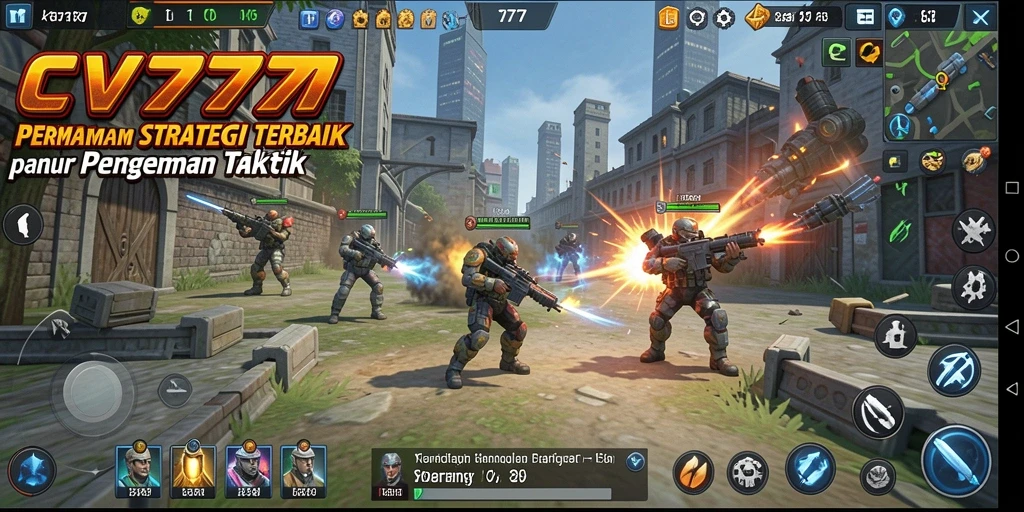 Tangkapan layar gameplay CV777 menampilkan aksi strategi yang menegangkan.