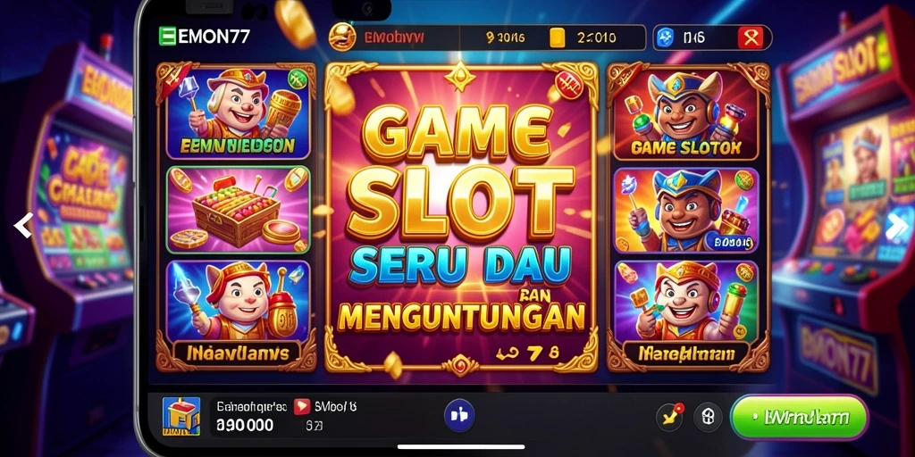 Tampilan gameplay EMON77 yang menarik dan interaktif.
