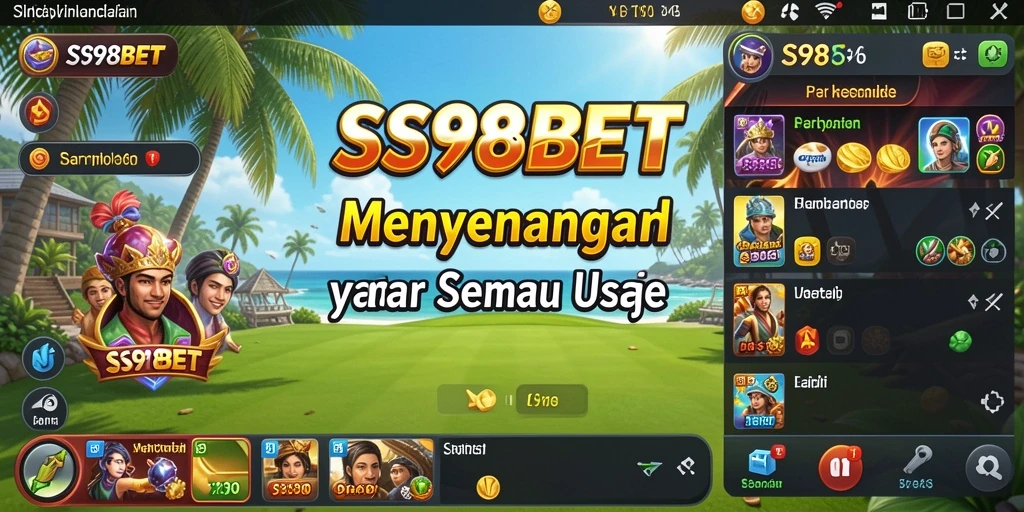 Tampilan gameplay SS88BET yang menarik dan penuh warna.